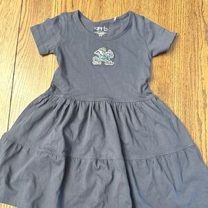 Notre Dame  Blue Toddler Dress 3T Dress Fighting Irish. EUC AA